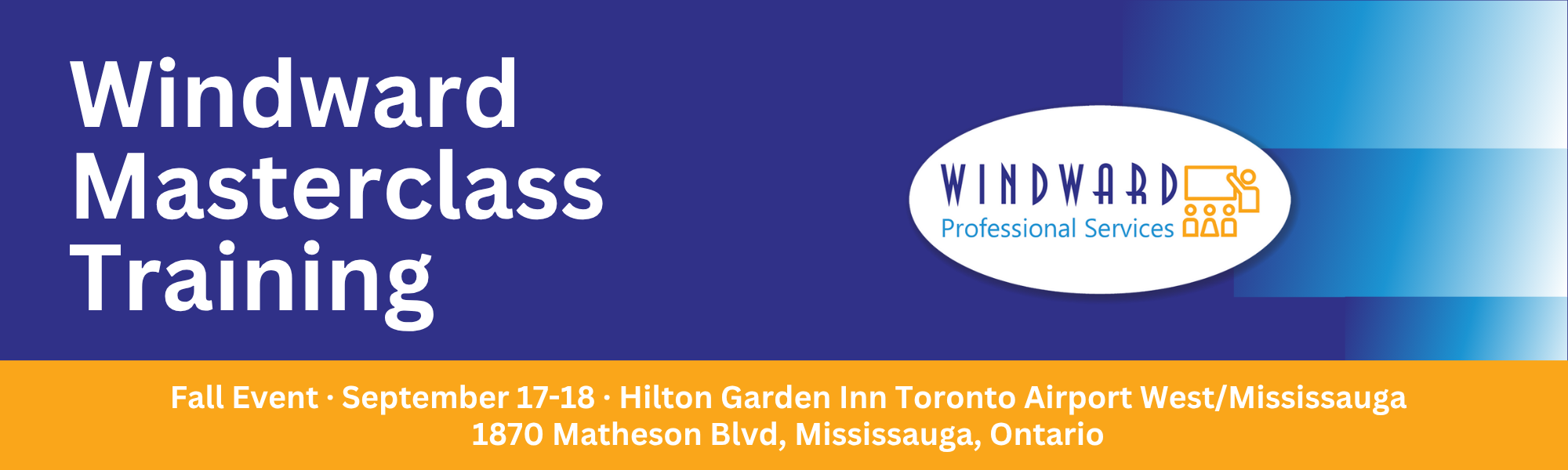 Fall Event · September 17-18 · Hilton Garden Inn Toronto Airport WestMississauga 1870 Matheson Blvd, Mississauga, Ontario, L4W 0B3, Canada (2)